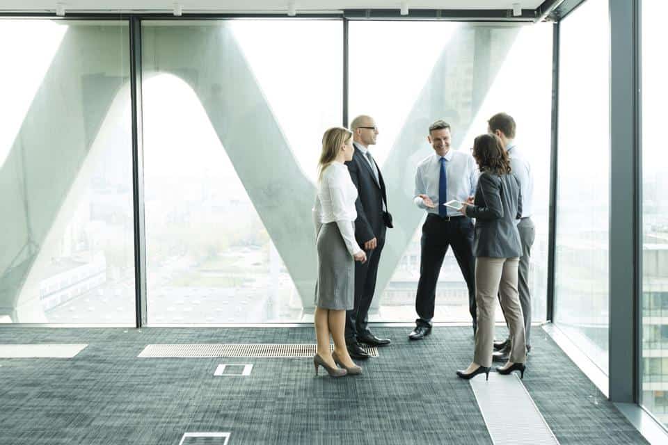 Group in Office Talking Group In Office Talking