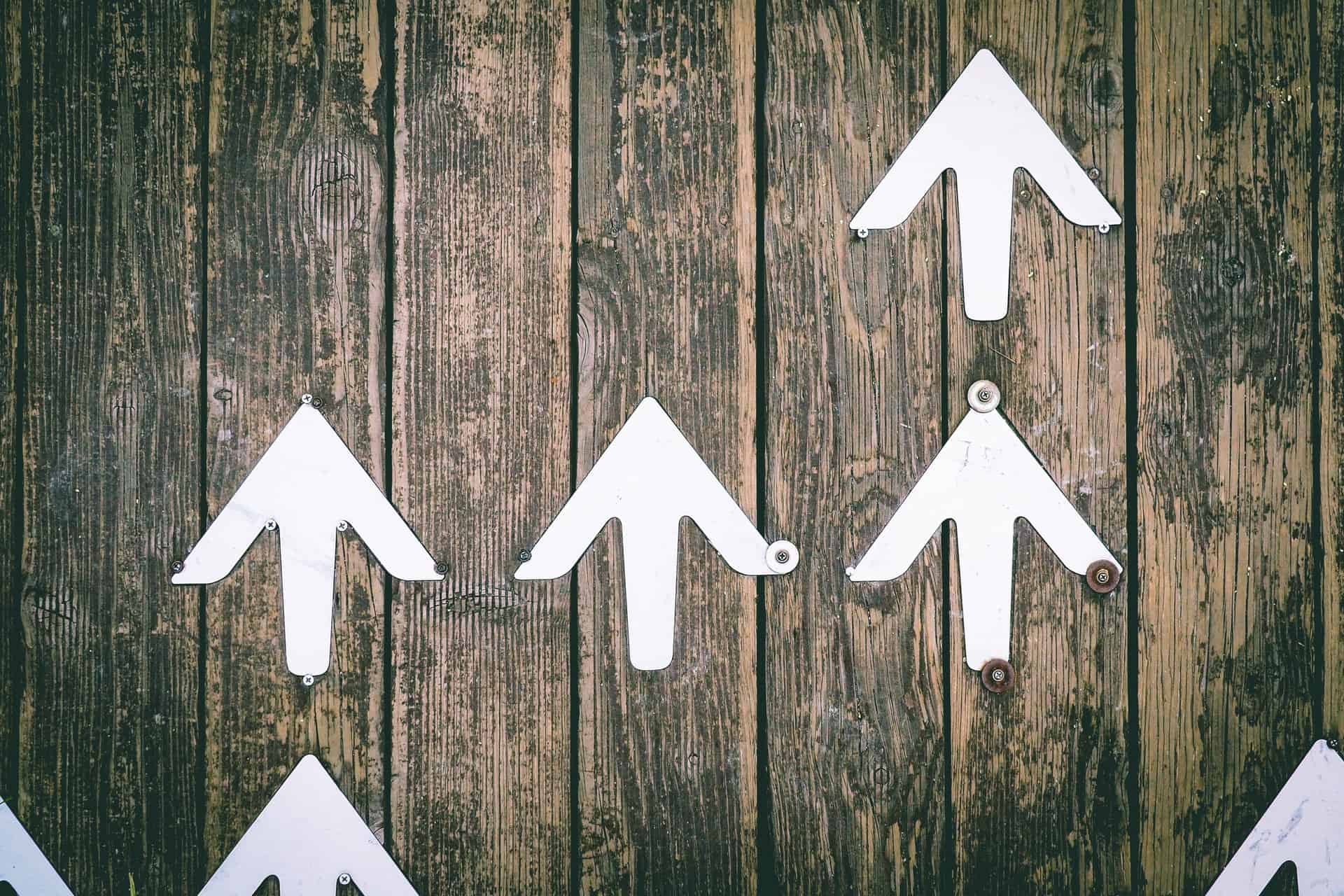 Arrows Pointing Up Arrows Pointing Up