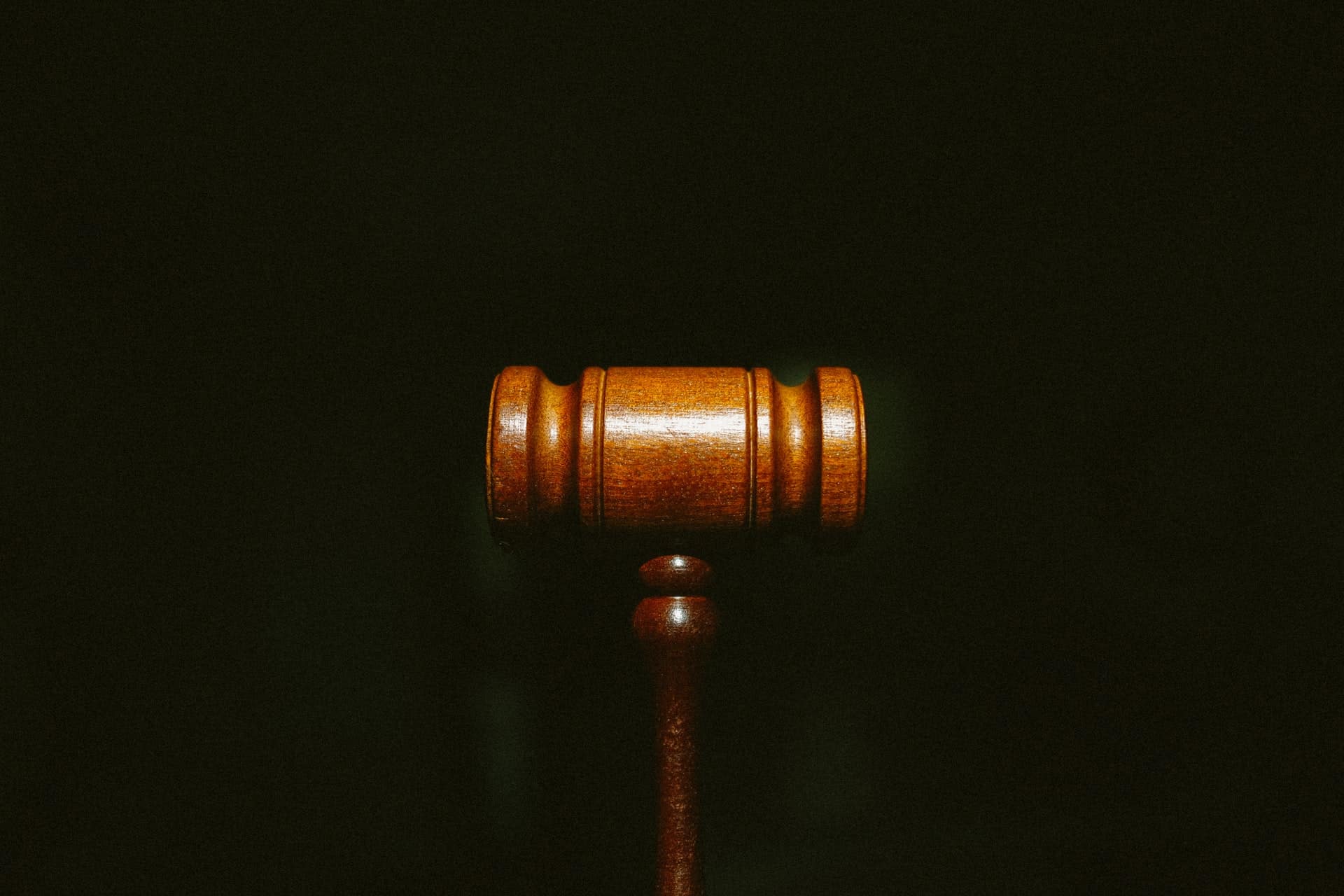 Gavel with Black Background Gavel with Black Background