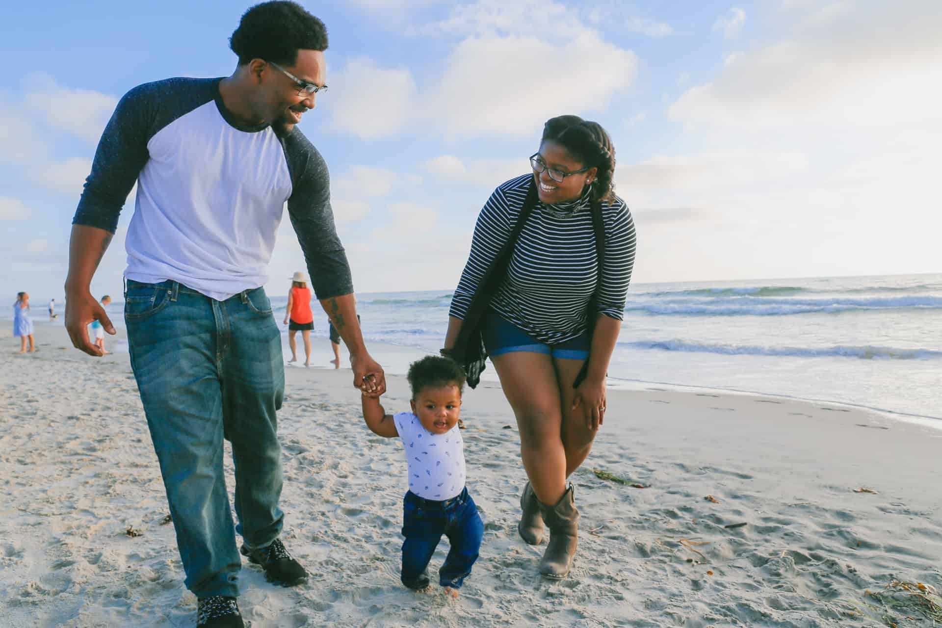 Happy Family on the Beach Happy Family on the Beach