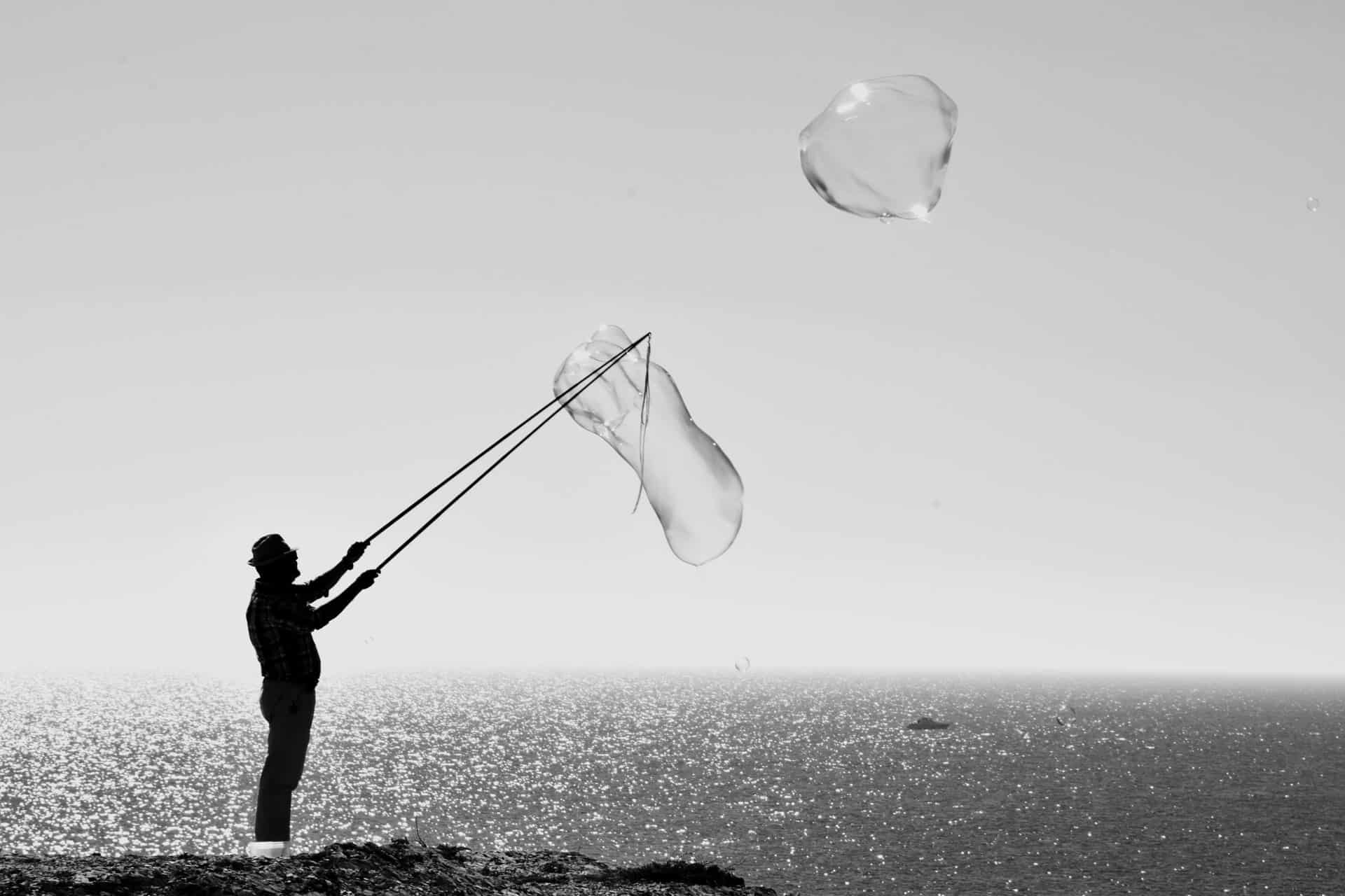 Person Making Bubbles Person Making Bubbles