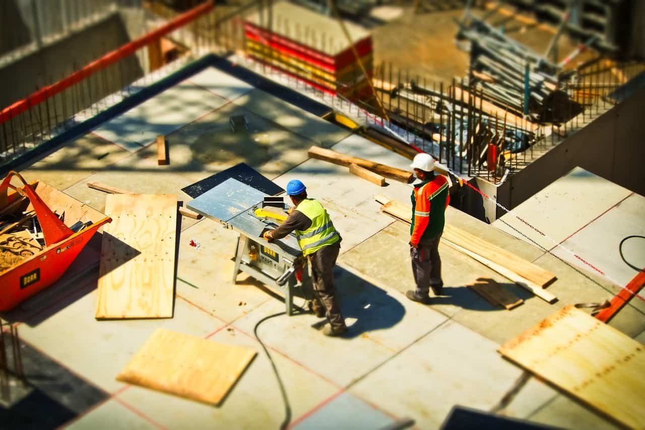 Construction Workers On Site Construction Workers On Site