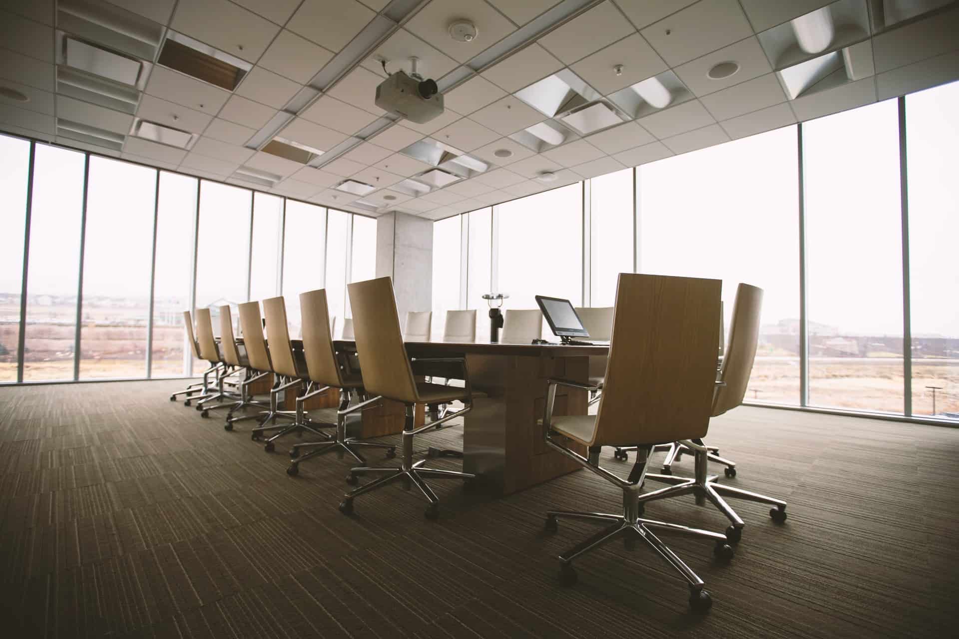 Conference Table Empty Chair
