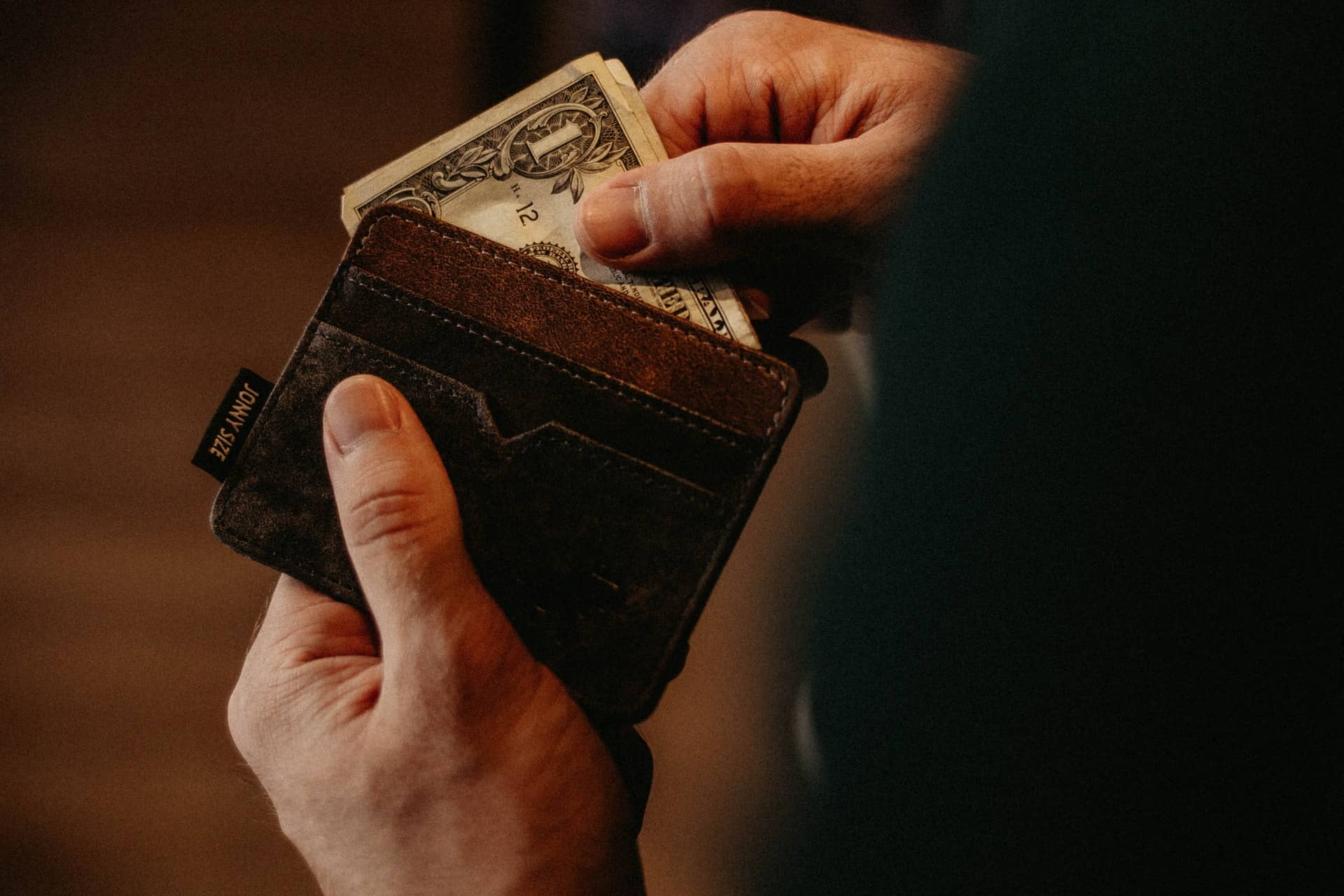 Wallet with Dollars Wallet with Dollars