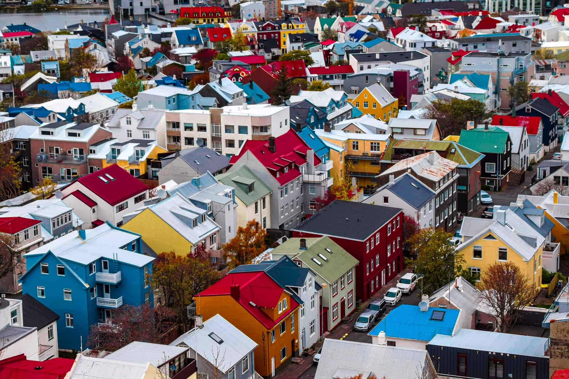 Neighborhood Colorful Homes Neighborhood Colorful Homes