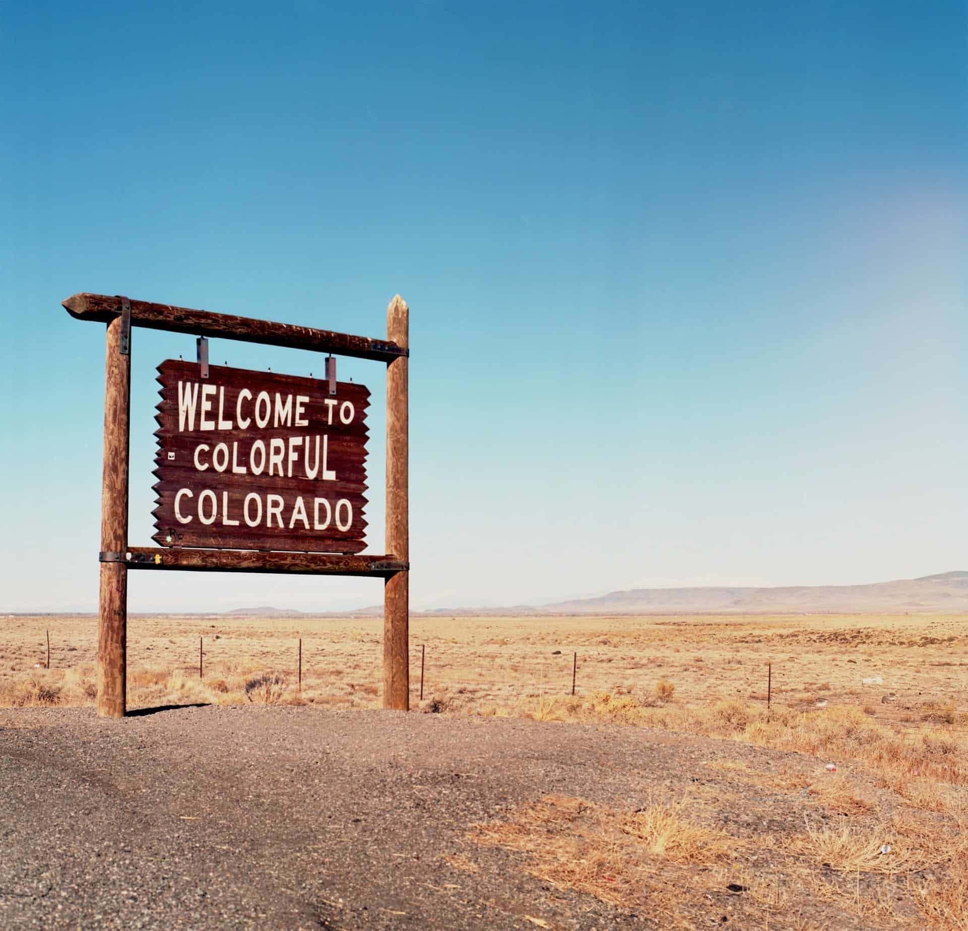 Welcome to Colorado Sign Welcome to Colorado Sign