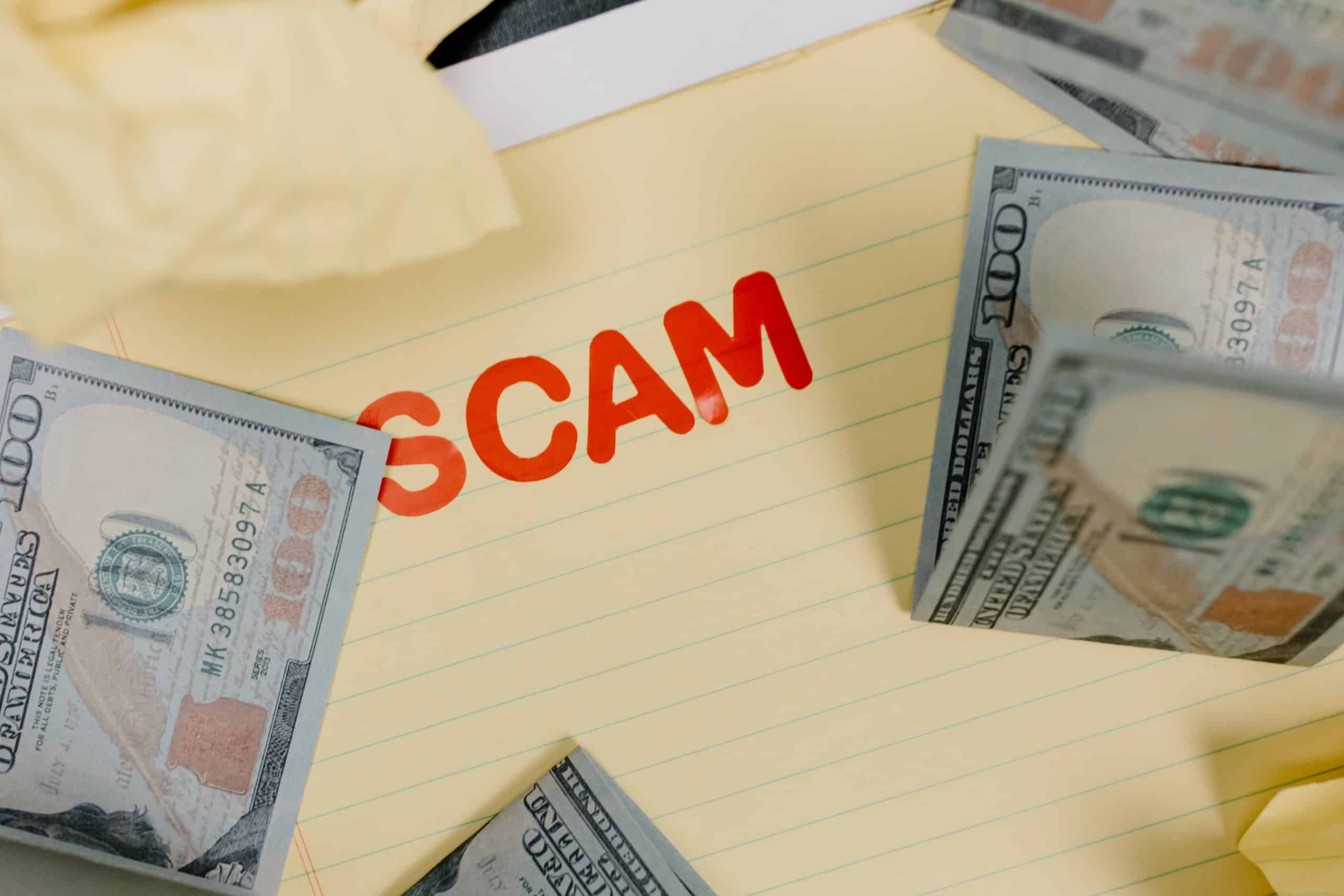 scam money scam money