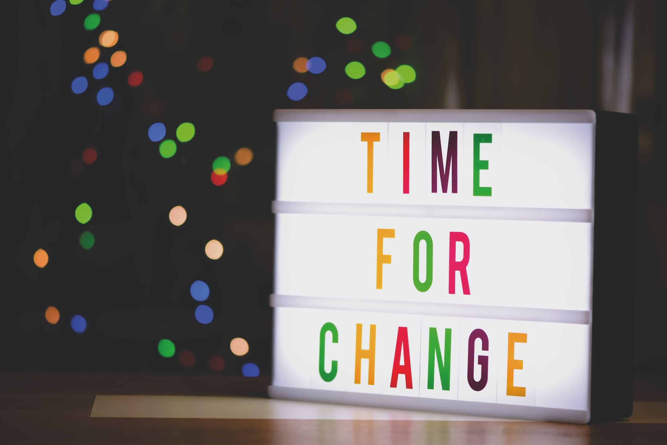 time for change time for change