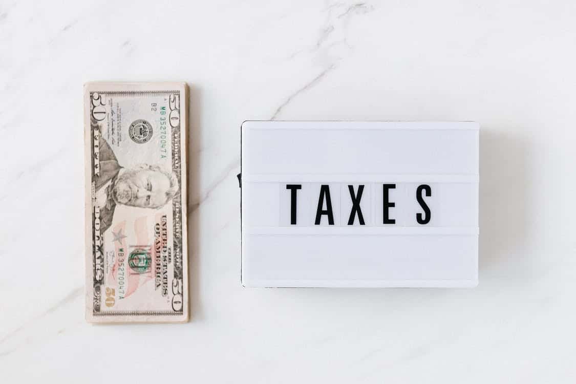 Taxes money transfer