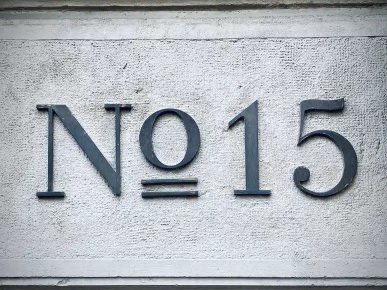 15 numbers address housing