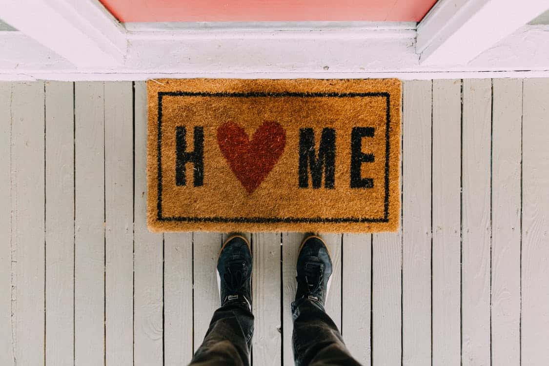 Home doormat love