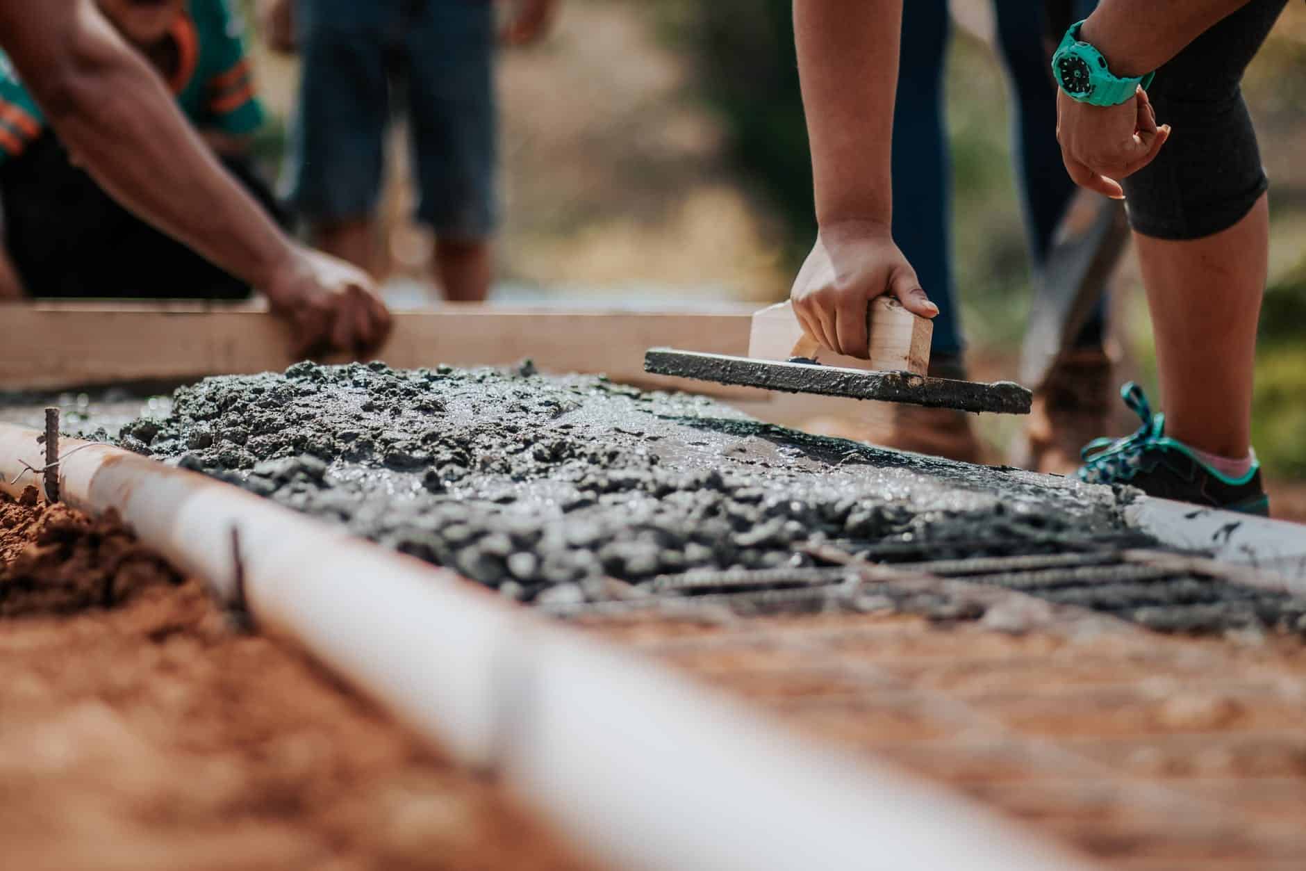 construction building cement growth