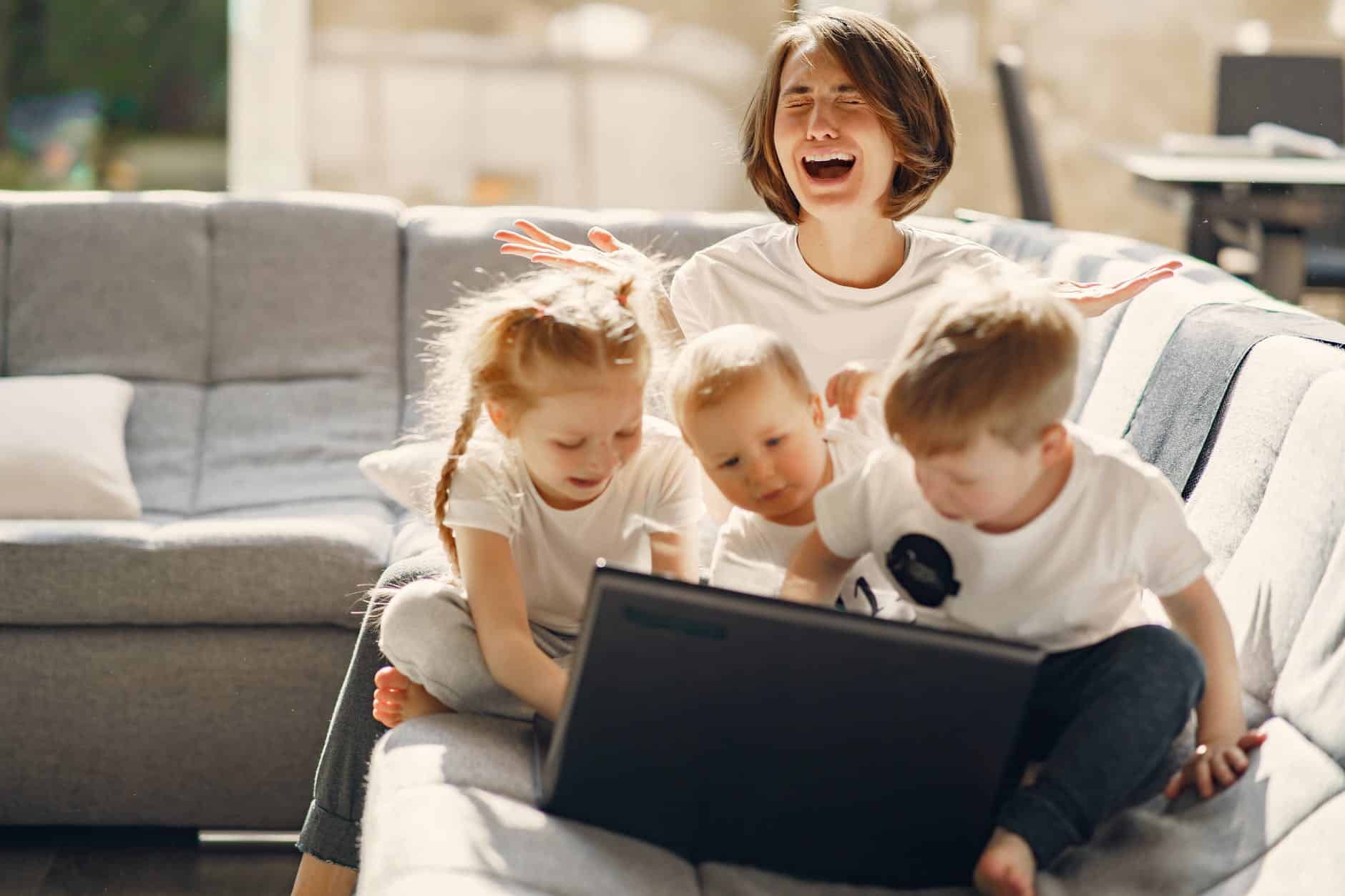 family crazy kids stressed