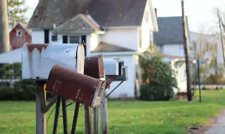mailbox homes neighborhood