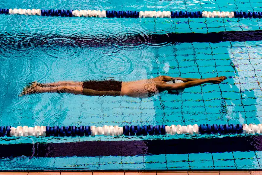 Swimming water pool line