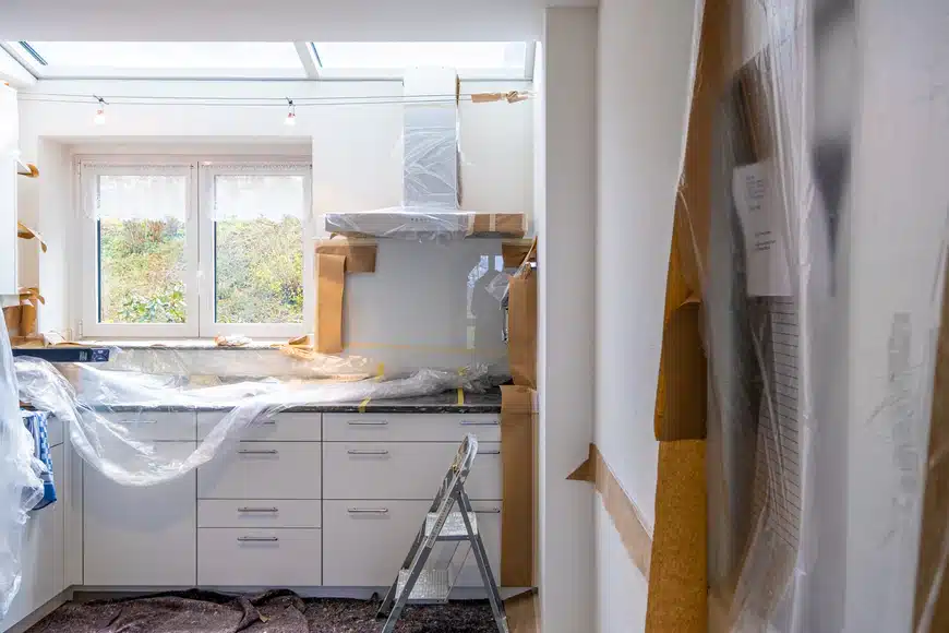 home renovation painting kitchen