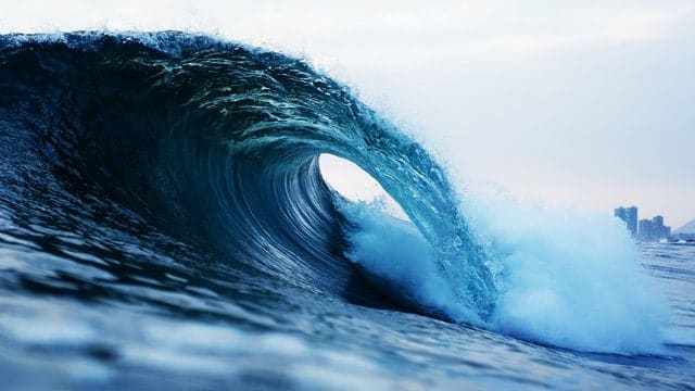 Wave Water Crash Blue Wave Water Crash Blue