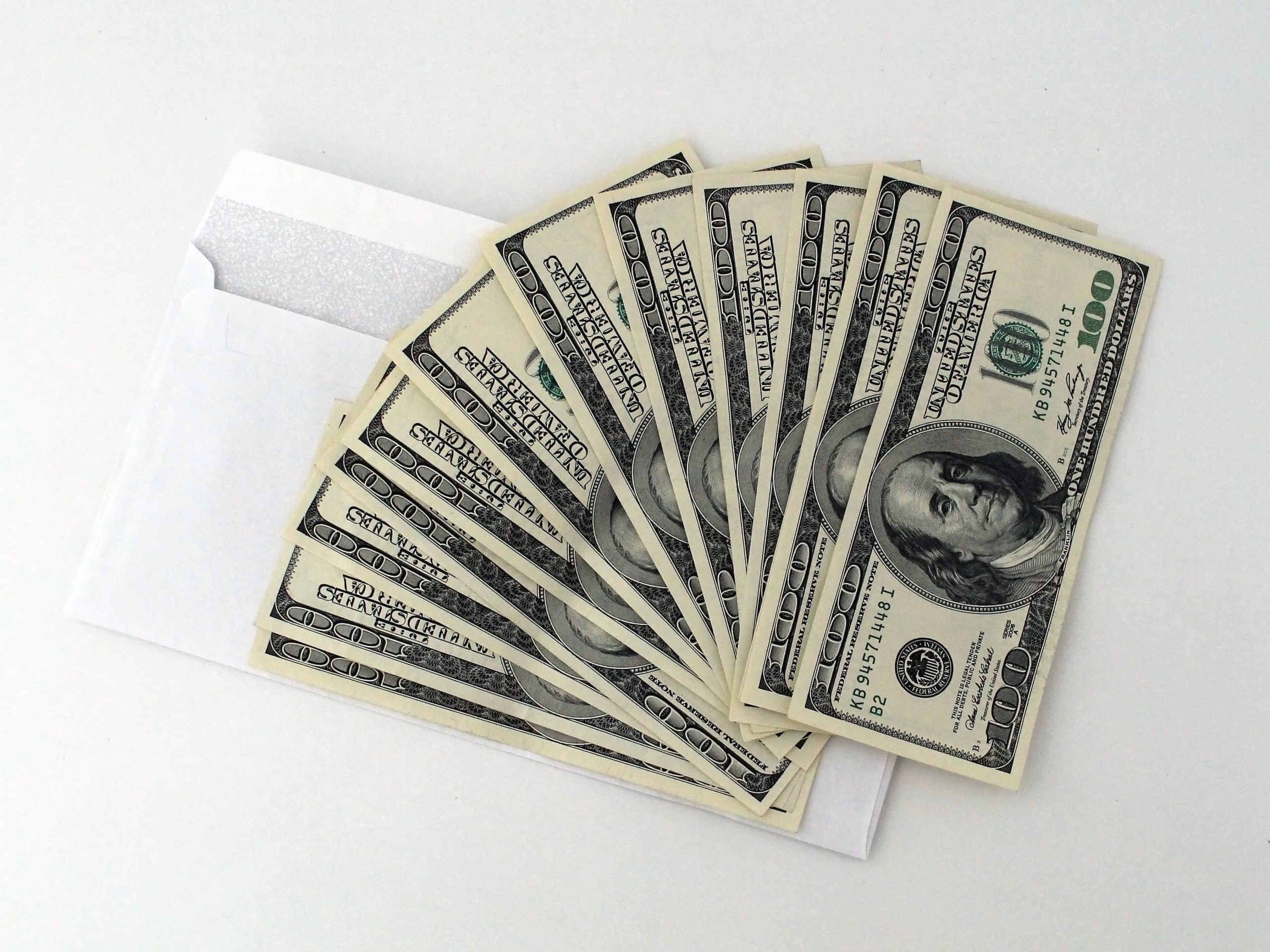 money hundreds dollars