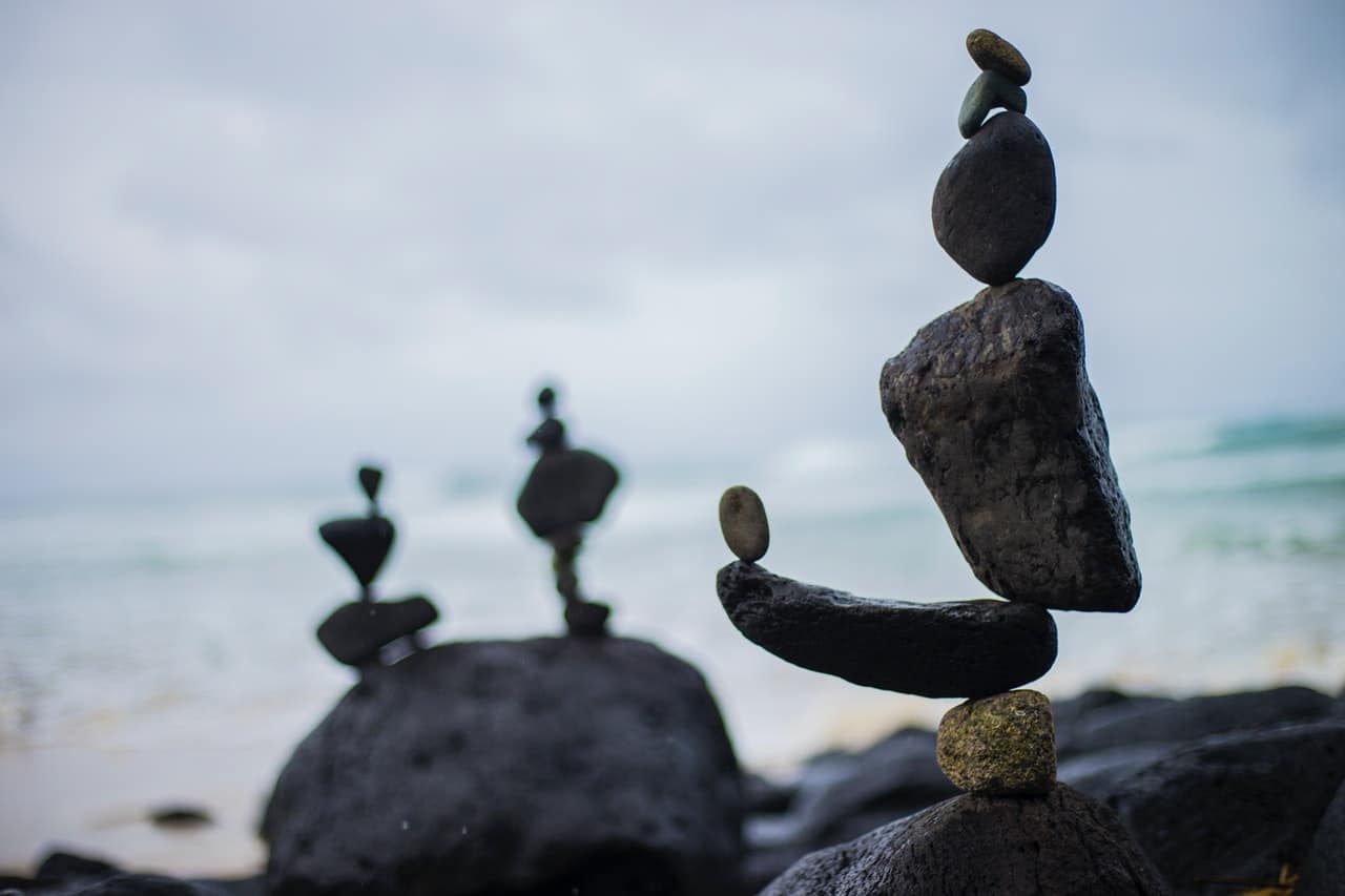 rocks about to tip over