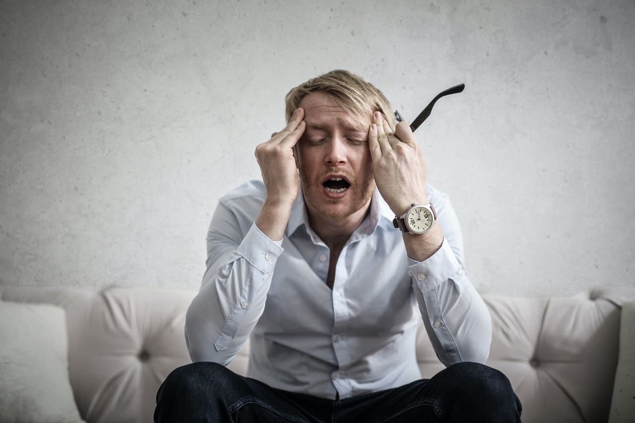 worried man