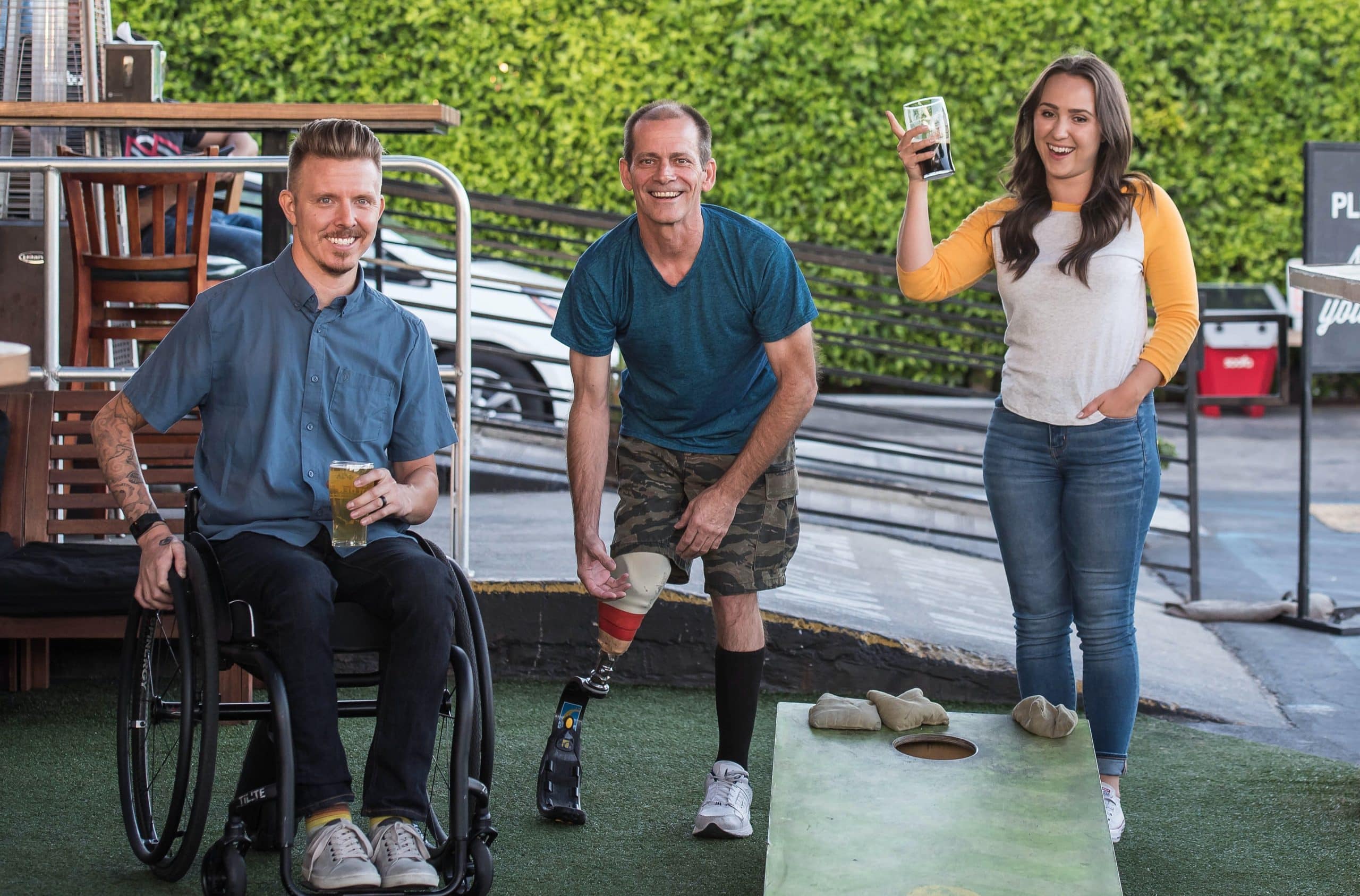 disabled happy people