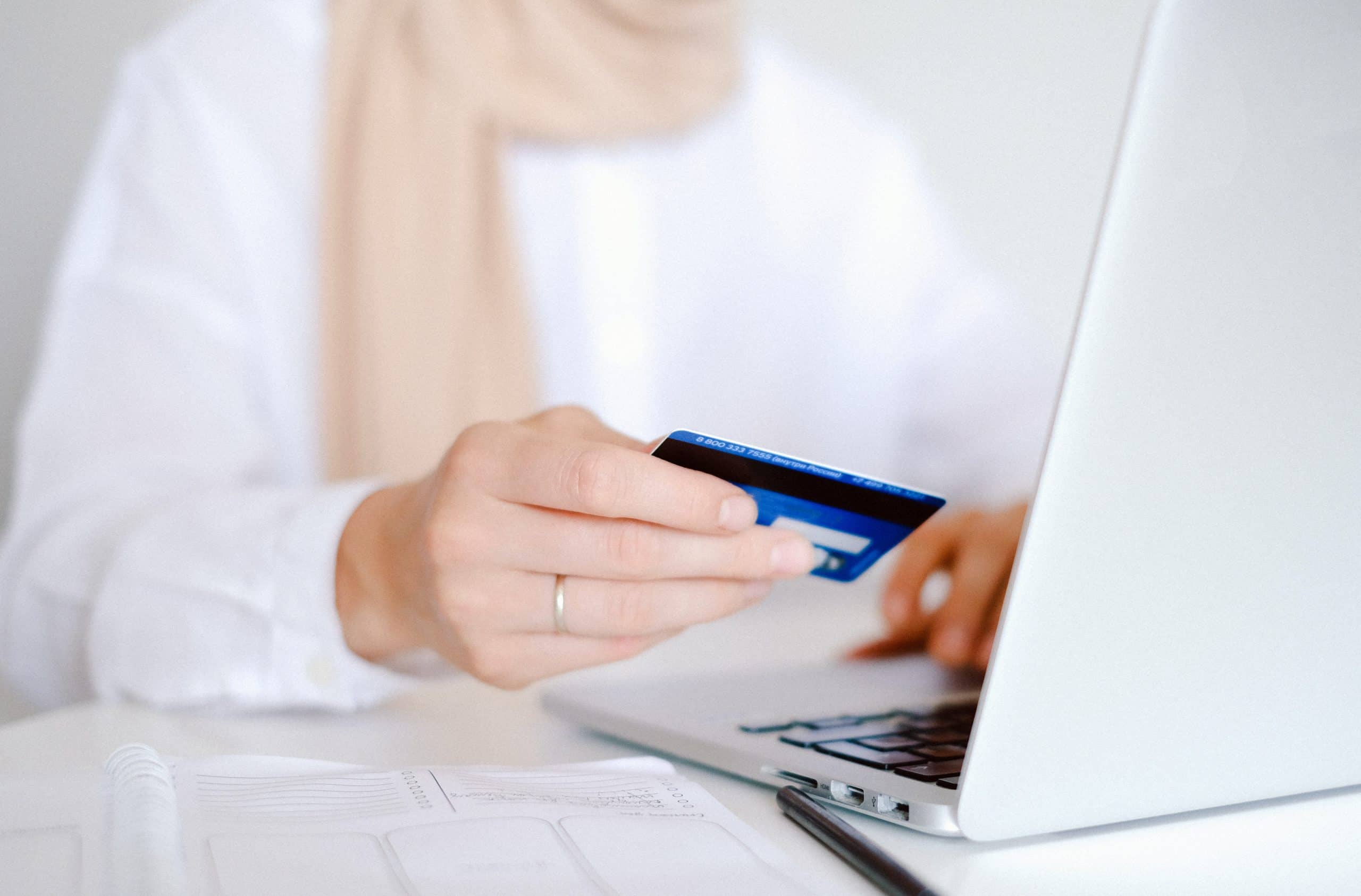 payment credit card computer purchase