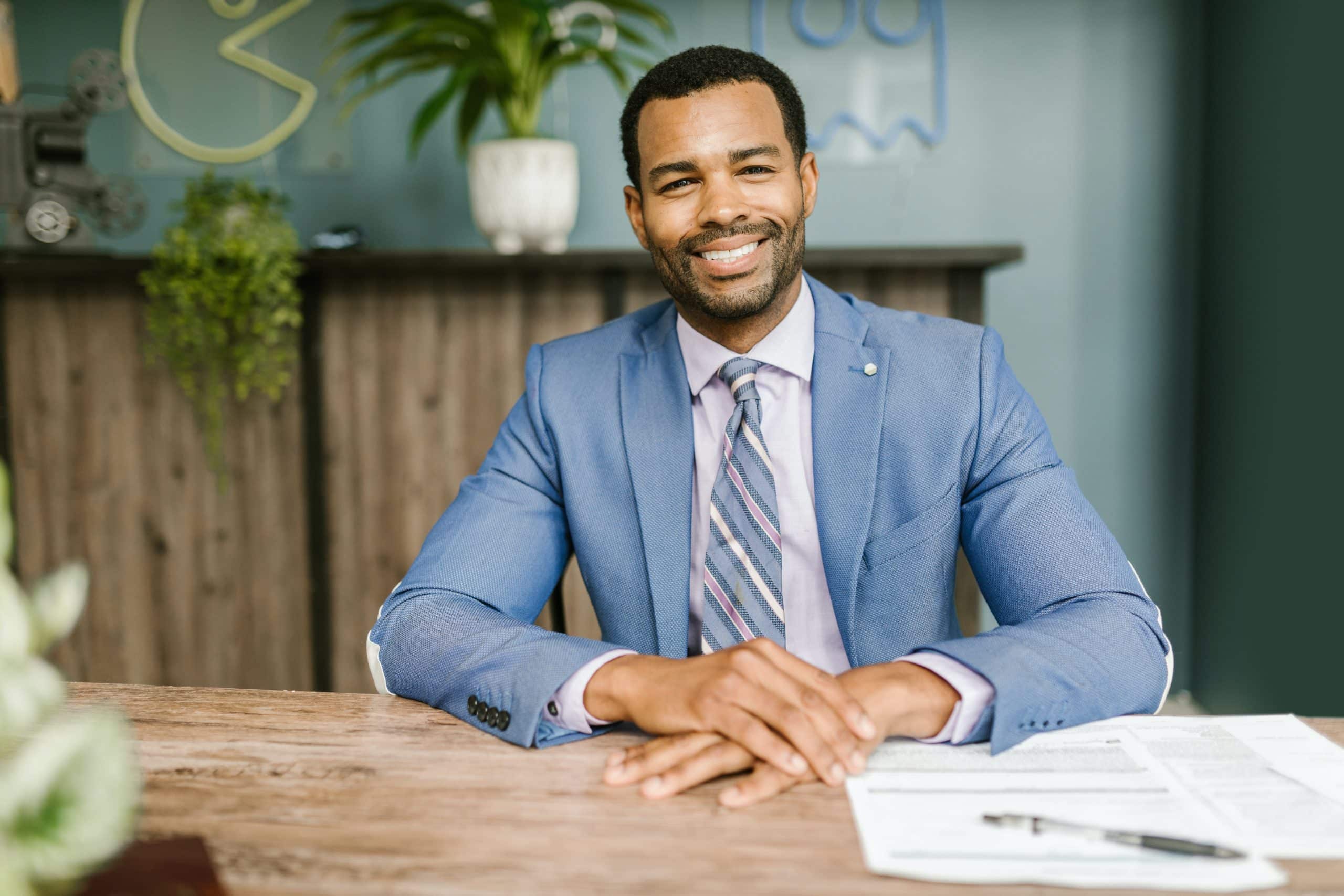 smiling business man