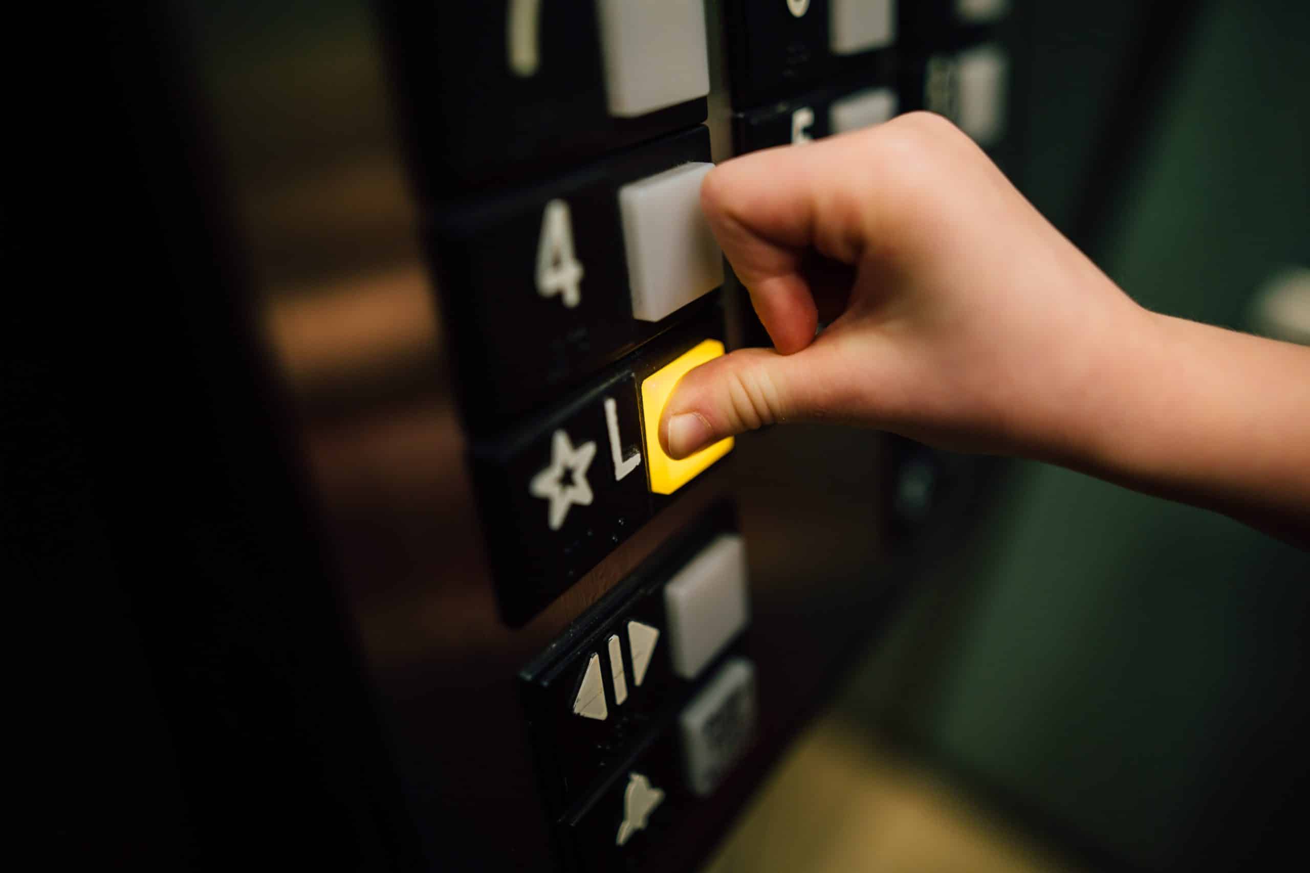 down lower level elevator