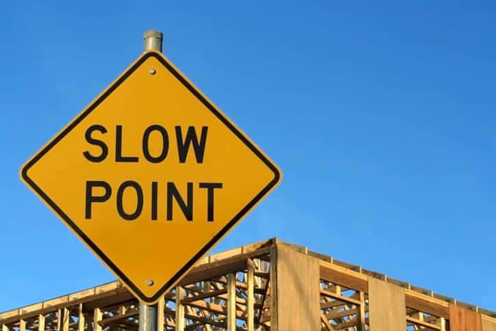 Home building slow down