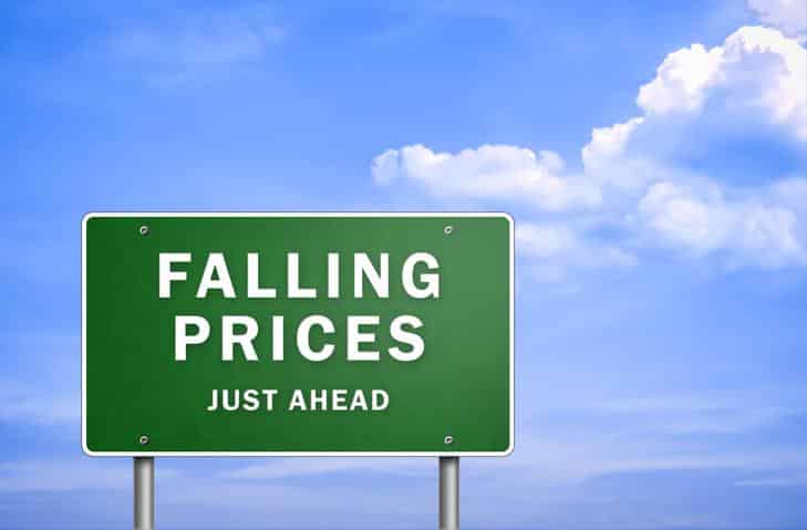 Falling prices – just ahead