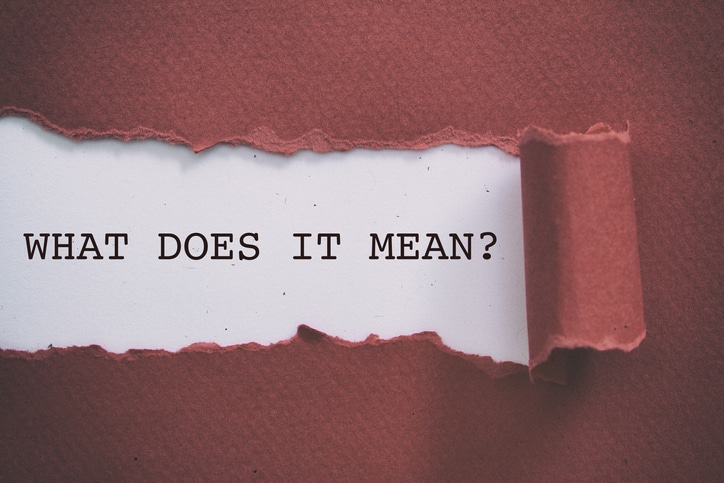 What does it mean?