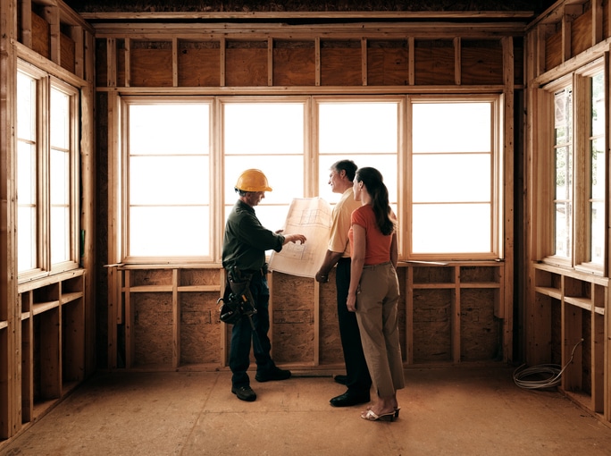 Couple and Builder
