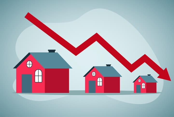 Housing price falling down