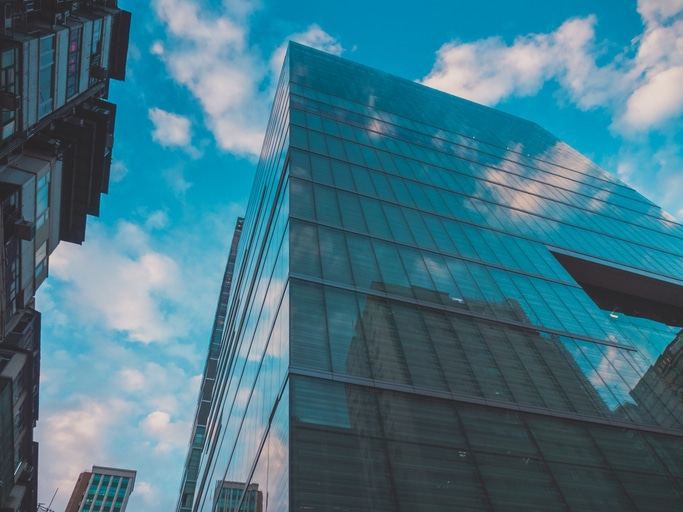 Skyscraper Buildings and Sky View