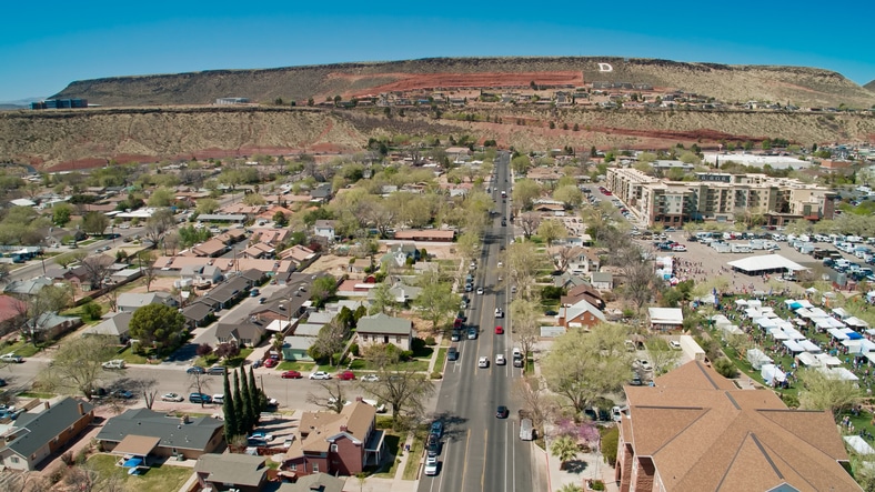 St. George, Utah Neighborhood – Aerial