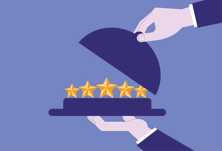 Uncover the five-star service installed in the tray.
