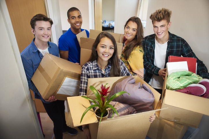 student accommodation friends