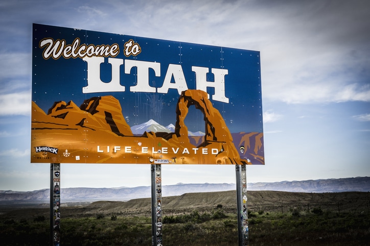 Welcome to Utah Utah Sign