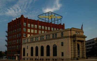 Iconic Goodyear Sign Restored to Company’s Former Akron HQ Site