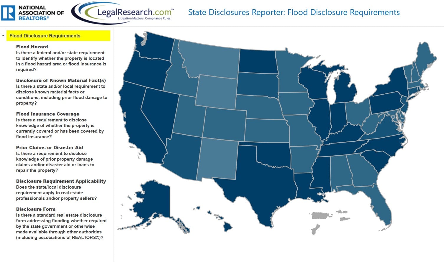 NAR Flood Database