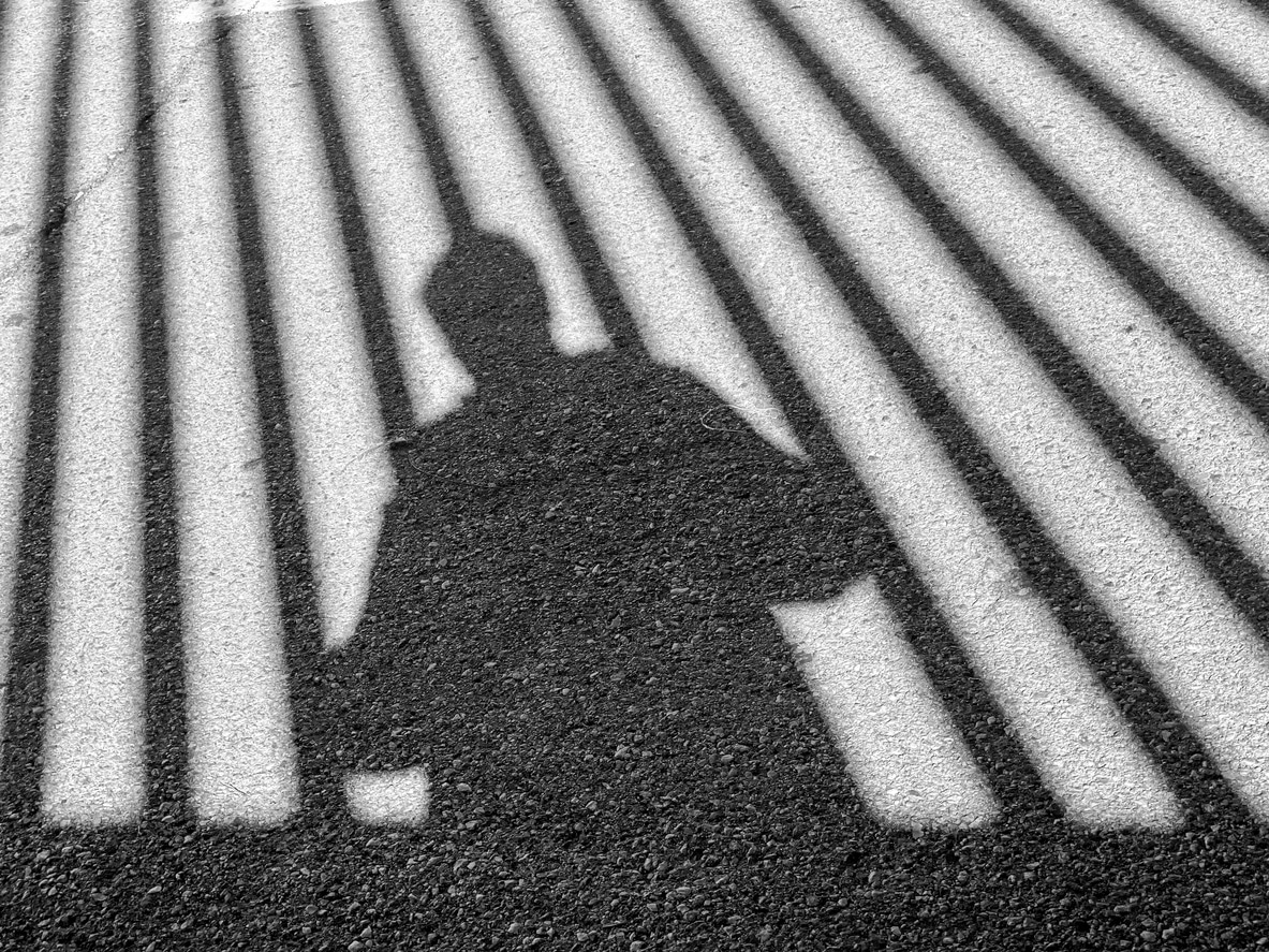 Man behind bars