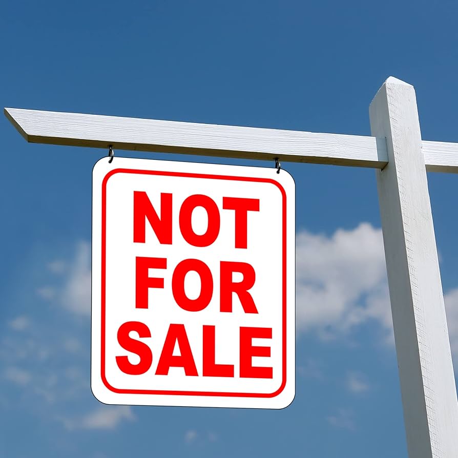 not for sale