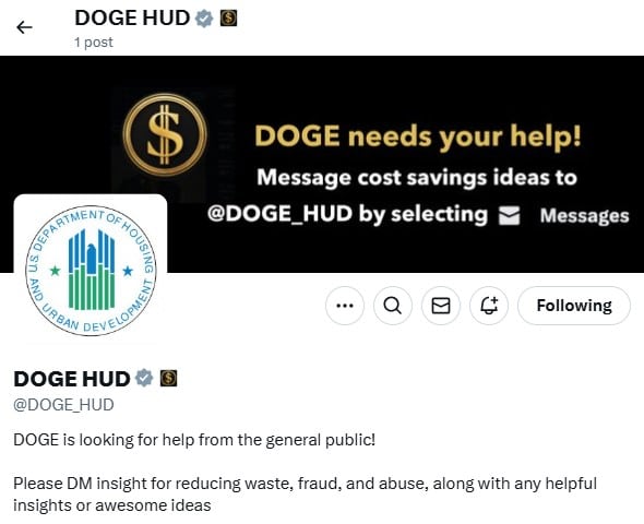 DOGE HUD