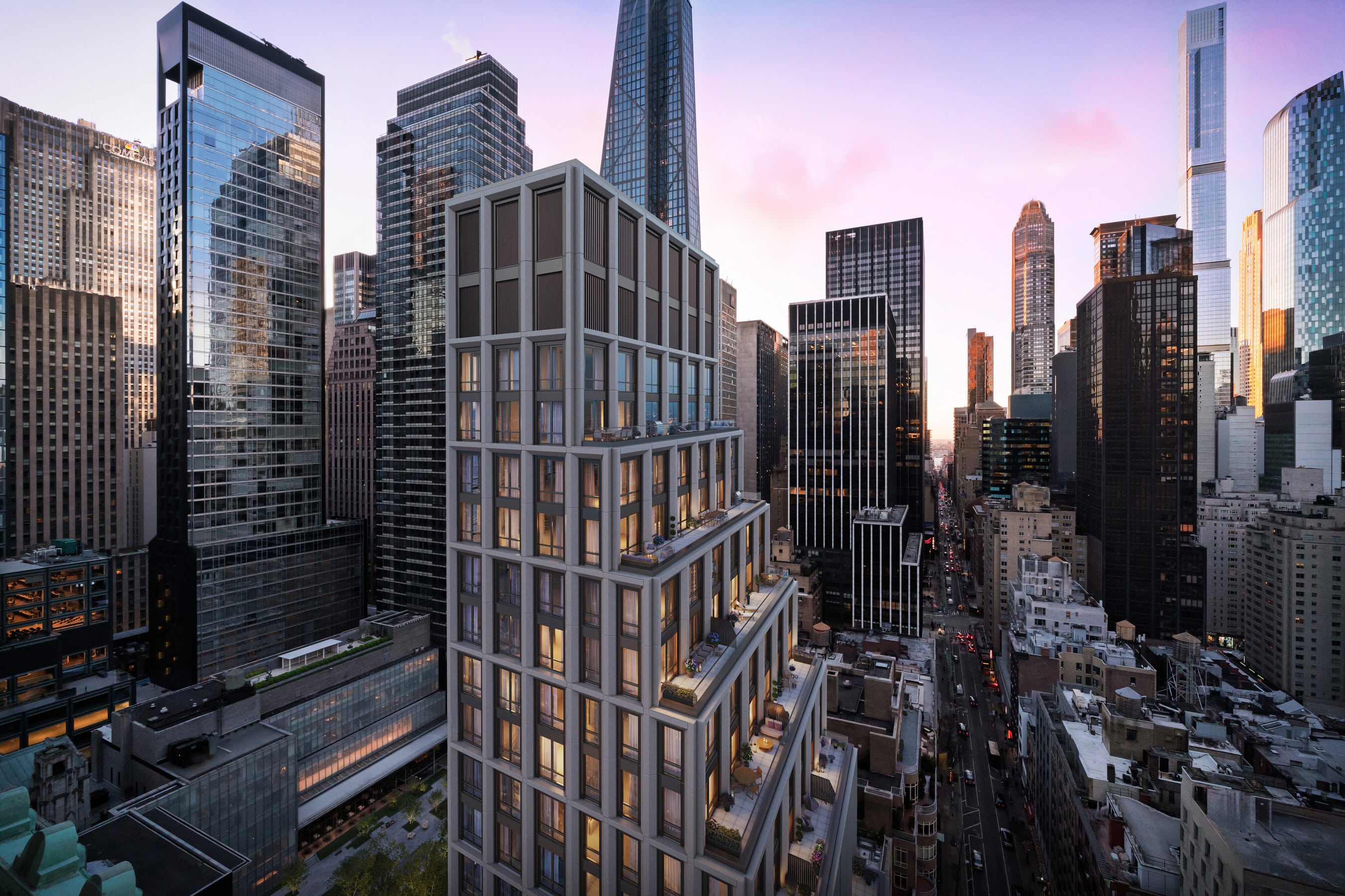 Exterior view of 18W55 Skyline Developers